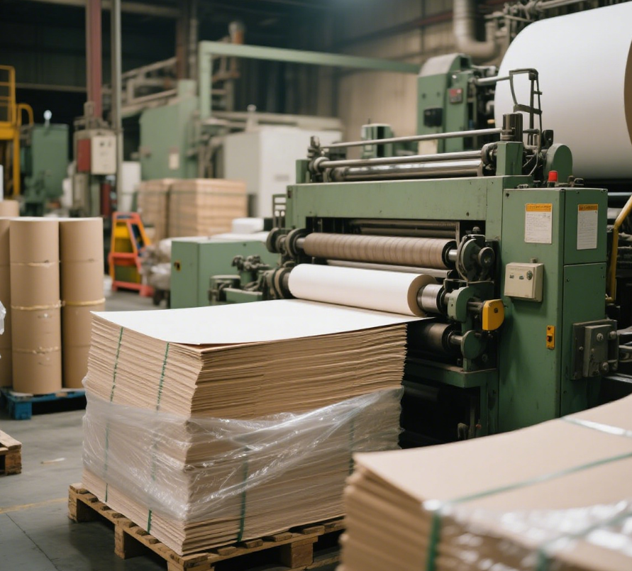 Какая машина используется в бумажной отрасли?